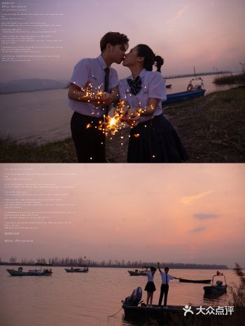 青春文艺风婚纱照一不留神闯进你怀里