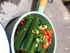 养生秋葵-羊来顺冰煮鲜羊铁锅烀羊肉(八卦岭店)