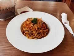 什锦蘑菇意大利面-大书房咖啡(中传国交店)