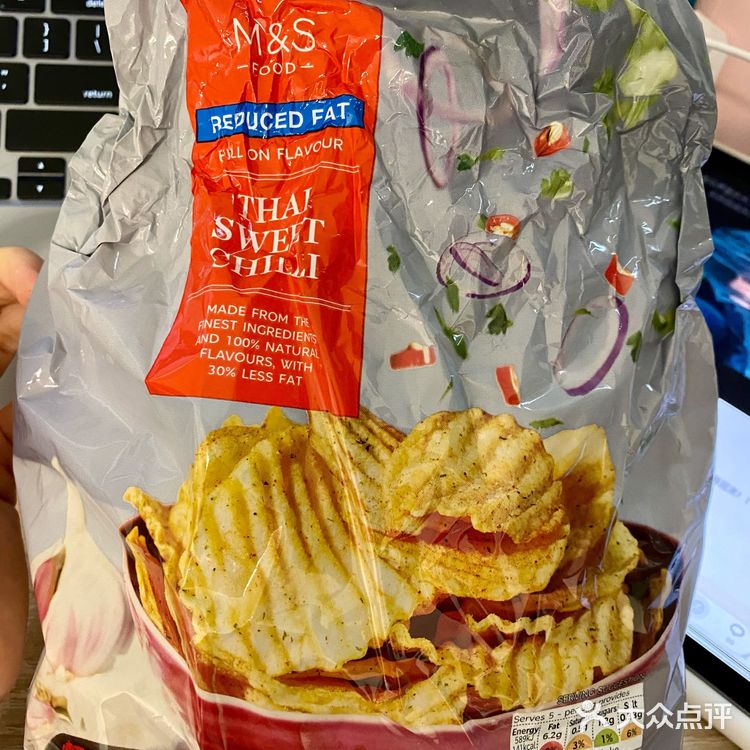 英国超市玛莎M&S零食 泰式甜辣椒薯片饼干柠檬挞酸奶
