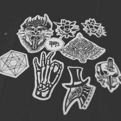 武汉纹身 湖佛纹身 纹身手稿 宣传手稿-武汉湖佛纹身