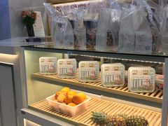 面包甜点陈列柜-爸爸糖吐司面包(宁波世纪东方店)