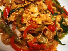 火腿炒农家豆腐皮-辣公子·千岛湖私房菜(滨江店)