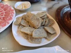 老北京炸灌肠-京门老爆三·铜锅涮肉 爆肚(安贞桥店)