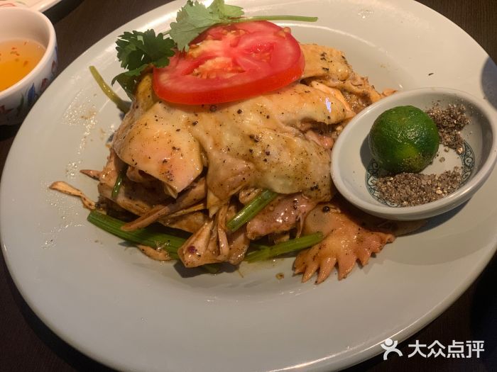 大头虾越式风味餐厅(光明广场店)越式麻油捞鸡图片