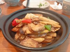 煲仔杏鲍菇烧春笋-如禾素食·下午茶·糖水