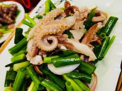 葱拌八爪鱼-九层海鲜塔(市南店)