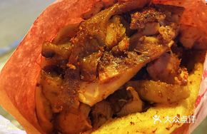 Braised and Roasted Chicken Leg Pancake Skin