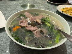 皮蛋肉片浸时蔬-花城苑广府菜(侨鑫店)
