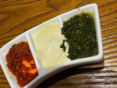 餐前面包佐青酱和黄油-安妮意大利餐厅(国贸店)