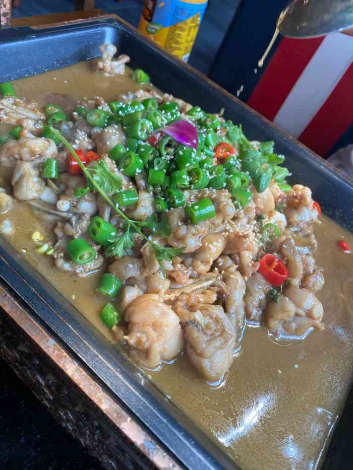 鱼恋上蛙(狮山店)-"在佛山也想吃牛蛙了就和家人搜附近的店铺搜.