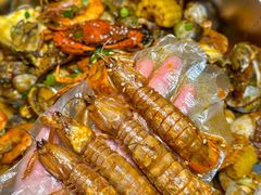 -东来菜馆•手抓海鲜家常菜•海鲜锅贴(鸽子窝店)