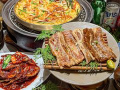 -草家酱蟹炭火烤肉店(珲春南路一店)