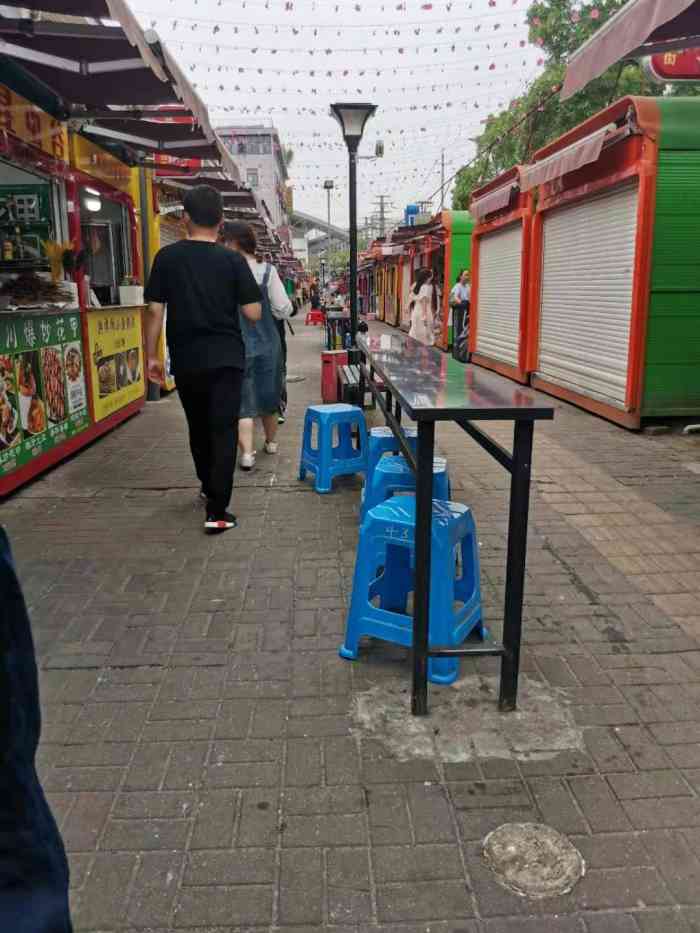 江大后街[薄荷]环境 后街就是一条小吃街,什么-大众点评移动版