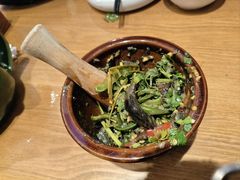舂手撕椒松花蛋-云海肴·汽锅鸡·云南菜(东坝金隅店)