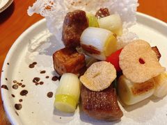 蒜片京爆牛肉粒-广州富力君悦大酒店空中花园