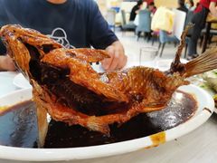 罾蹦鲤鱼-奥华餐厅·老张记(台基厂店)