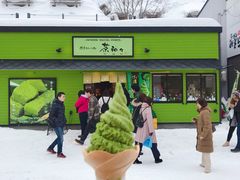 抹茶冰淇淋-茶和々(茶和々 小樽店)
