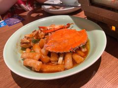 梭子蟹炒年糕-弄堂里·寻味杭州(湖滨银泰in77C区店)