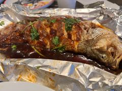 酱烤活鲈鱼-新白鹿餐厅(虹桥南丰城店)