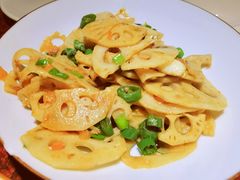 小炒藕片-绿茶餐厅(华联万柳店)