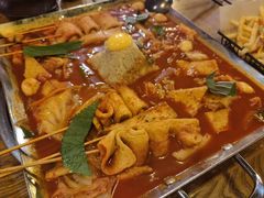 鱼饼火山炒年糕-包装马车·韩国料理·포장마차