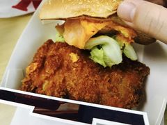 肯德基避风塘大虾鸡腿双层堡-肯德基(福清万达店)