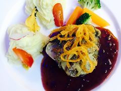 慕尼黑白肠蘑菇菲力牛排-Paulaner·德国帕拉娜自酿啤酒餐厅(海上世界店)