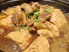 石锅牛肉炖豆腐-真味海鲜坊