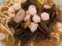 虾爆鳝面-奎元馆.百年奎元.非遗传承(西湖边的解放路店)