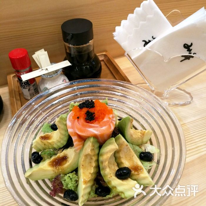 山井自慢日料牛油果沙拉图片-北京日本料理-大众点评网