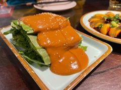 麻酱油麦菜-江边城外烤全鱼(方庄店)