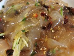 黄瓜拌拉皮-华盛园卷子王农家菜水库鱼