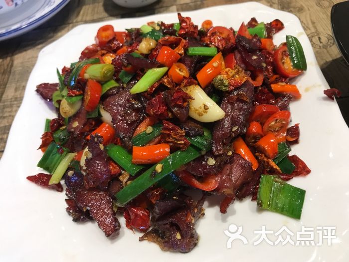 农家柴火腊牛肉