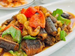 溱湖黄鳝烧板栗-溱湖八鲜菜馆