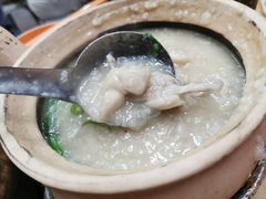 -长城砂煲田鸡粥