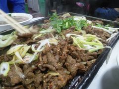 葱爆羊肉-清真永恒华威肉饼(潘家园店)