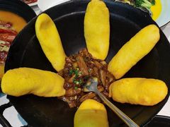 地锅茄子-洪福龙虾