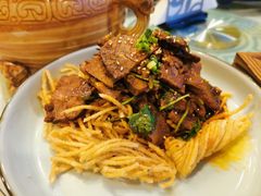 孜然羊肉-花家怡园