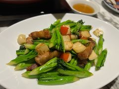 蒜香生爆油菜芯-湖滨28中餐厅·西湖宴·杭州君悦酒店