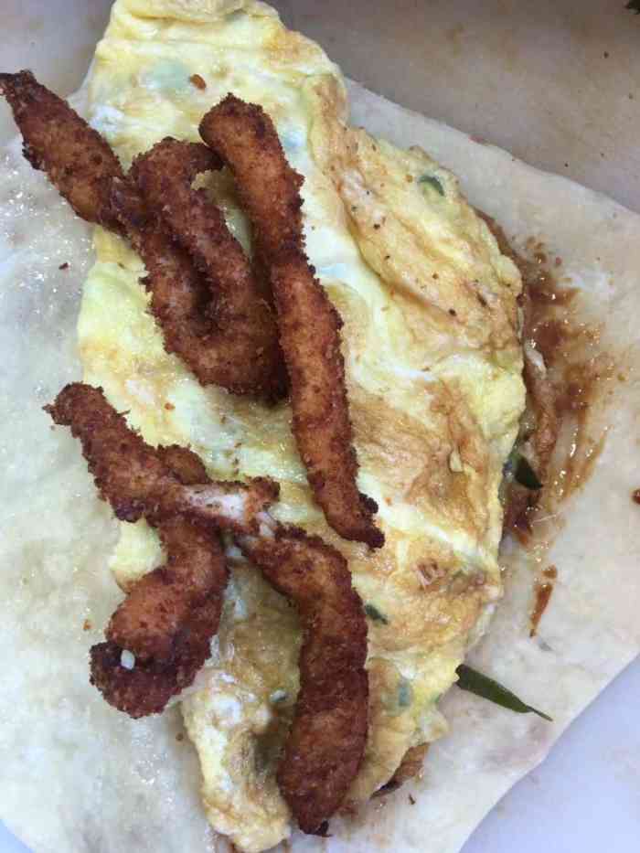 穆记早点-"穆记卷圈,传统豆皮,传统的天津口味,里面."-大众点评移动版