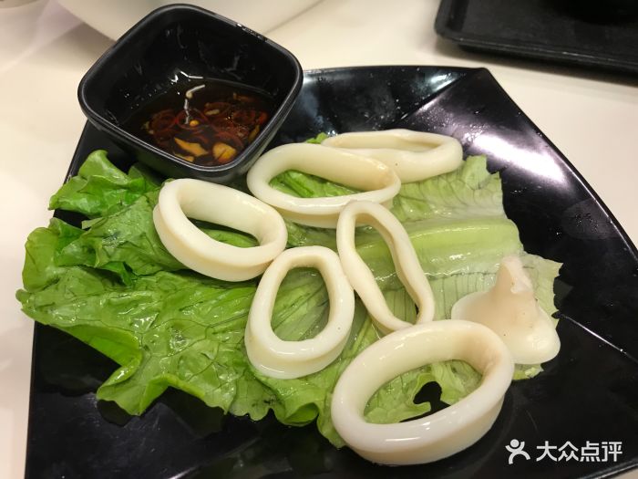 村爷爷龙虾汤泡饭-生灼墨鱼圈图片-香港美食-大众点评网