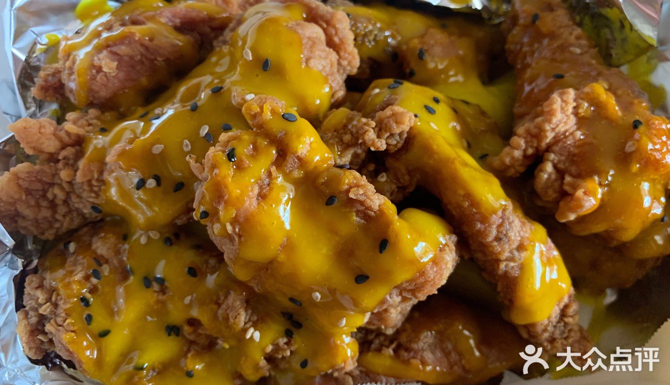 [加油]蜂蜜芝士炸鸡🍗也太好吃了吧！