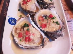 蒜蓉生蚝-路边摊小炉子烧烤