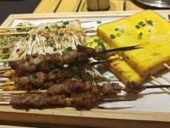 -山野的朋友露营炭火烤肉