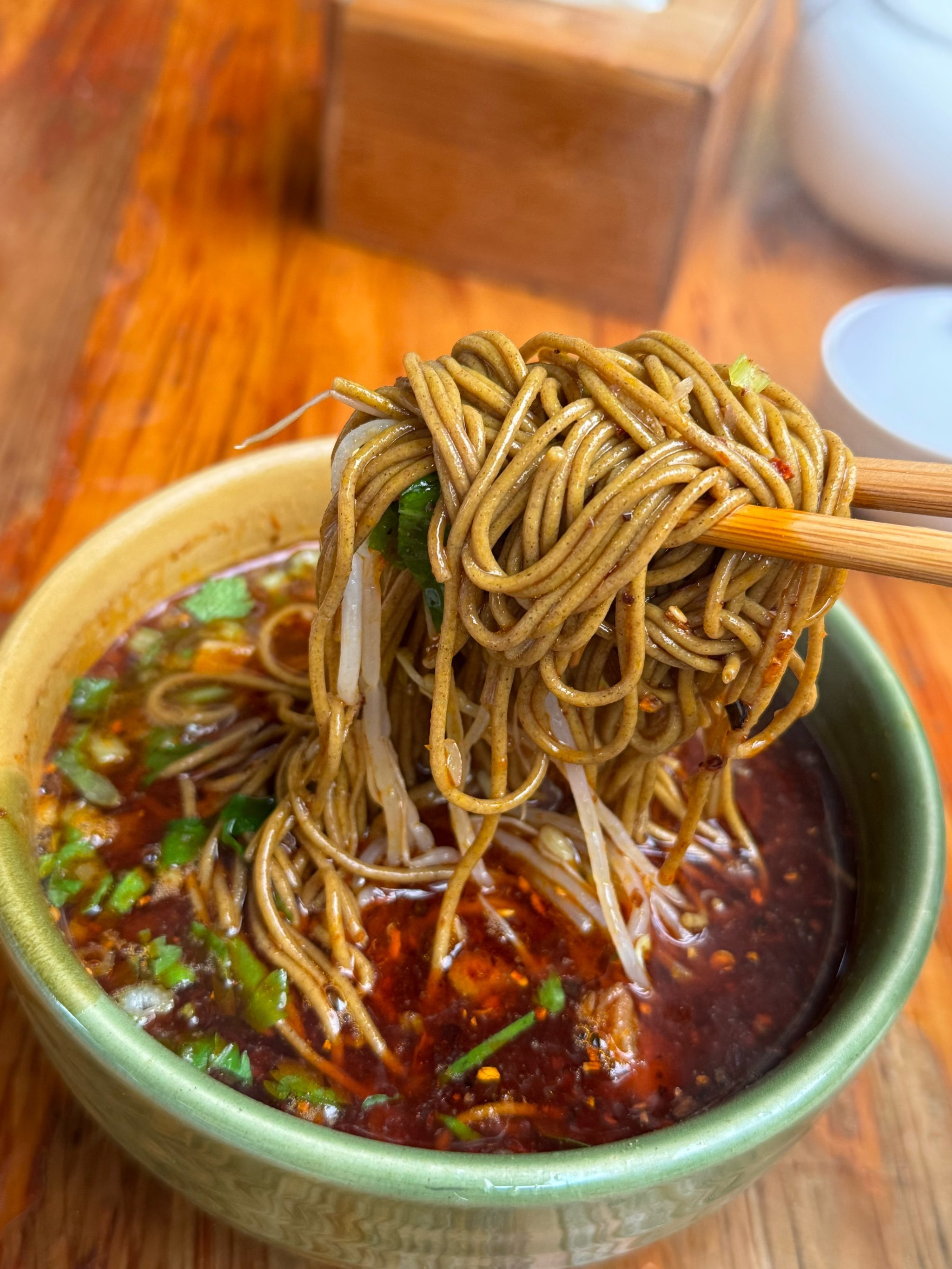 现压的的荞麦面