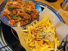 泡菜薯条-包装马车·韩国料理·포장마차