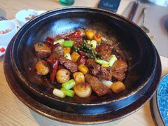 石锅花椒啫牛小排-新荣记(西溪湿地店)