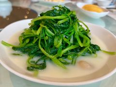 浓鸡汤浸春菜苗-利苑酒家(合景国际金融广场店)