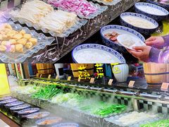 自助取餐区-豪食披萨烤肉自助(保定商场店)